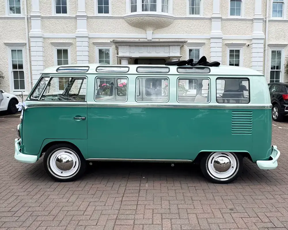 Mollie vintage VW camper van wedding styling detail