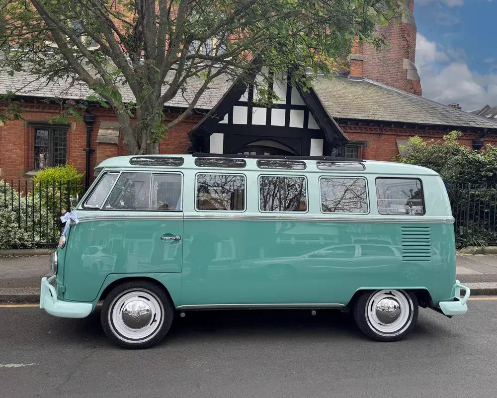 Mollie vintage VW camper van wedding styling detail